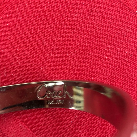 Coach silver bangle - Picture 2 of 2